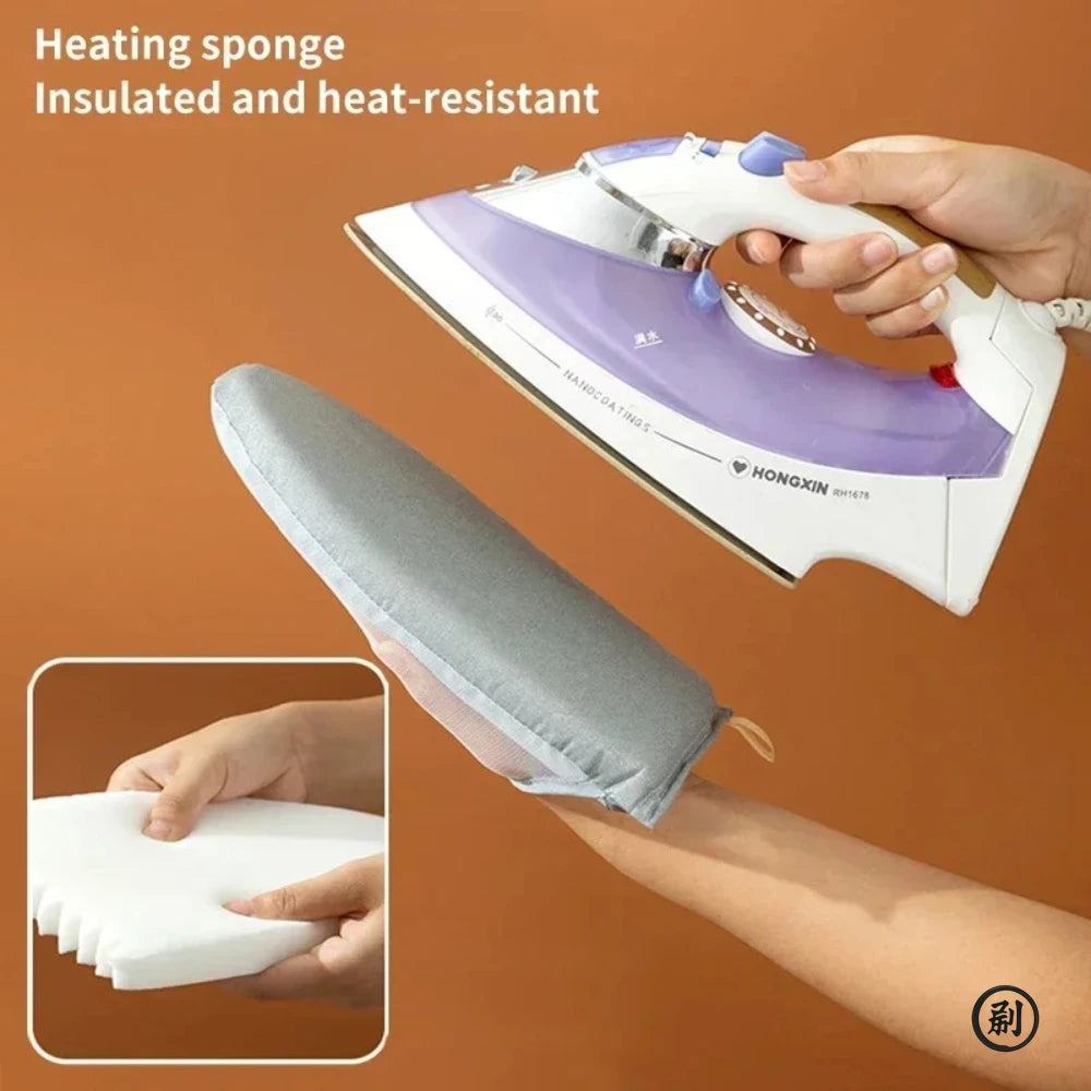 1Pc Fabric Handheld Ironing Board Ironing Board Small Home Ironing Gloves anti Ironing Household Insulated Handheld Ironing Tray